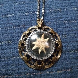 Vintage dome necklace